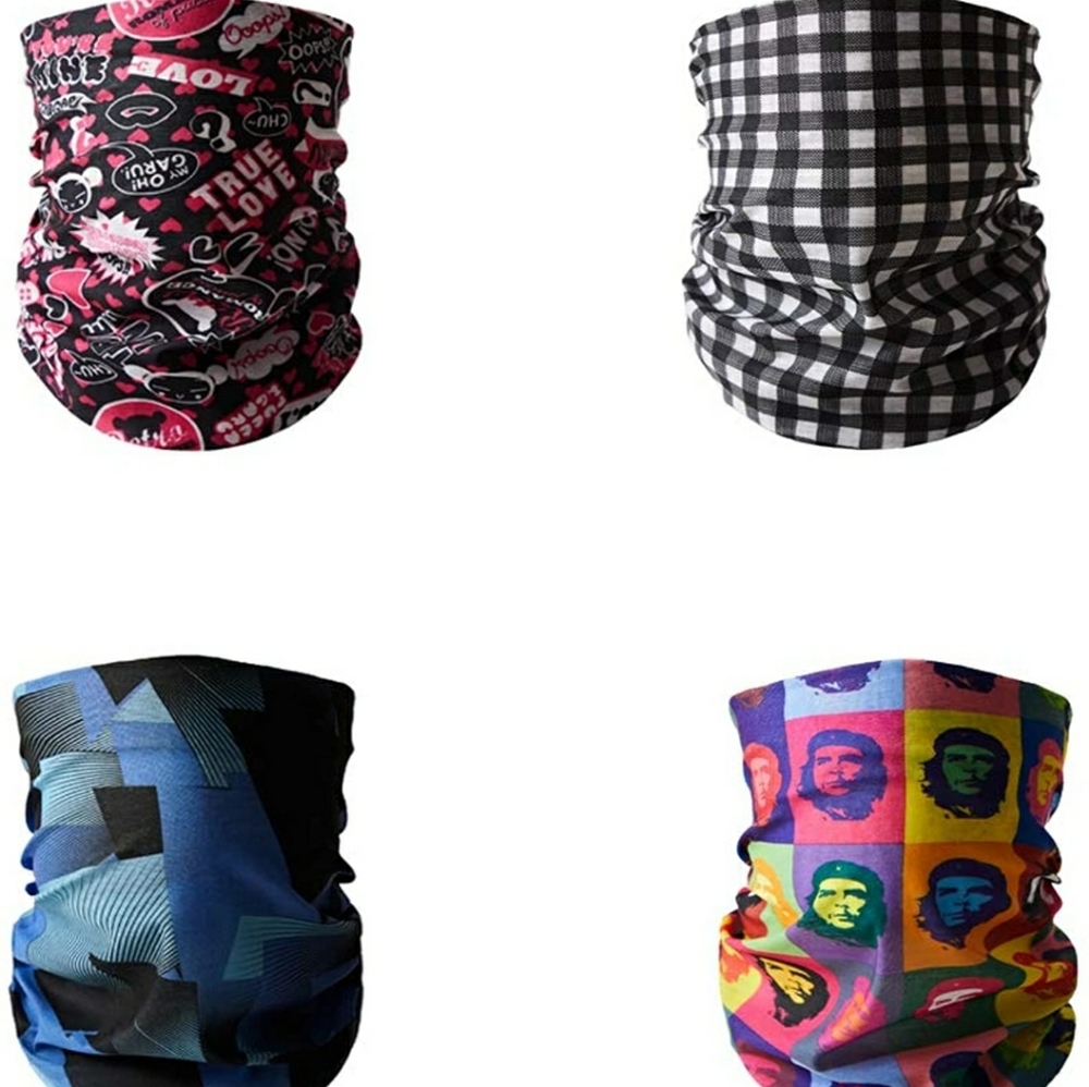 Face and neck mask gaiter breathable bandana
